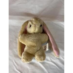 SOLD Vtg 1980's Wang's International 4.5" Jointed‎ Bunny Rabbit Plush #PLR005